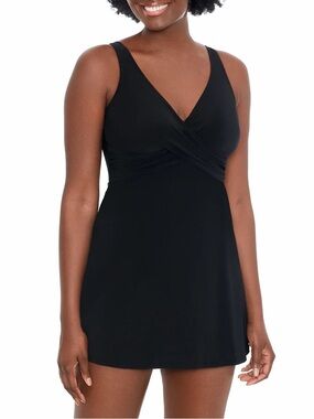 SIMPLY SLIM NWT CROSS YOUR HEART SWIM DRESS MEDIUM